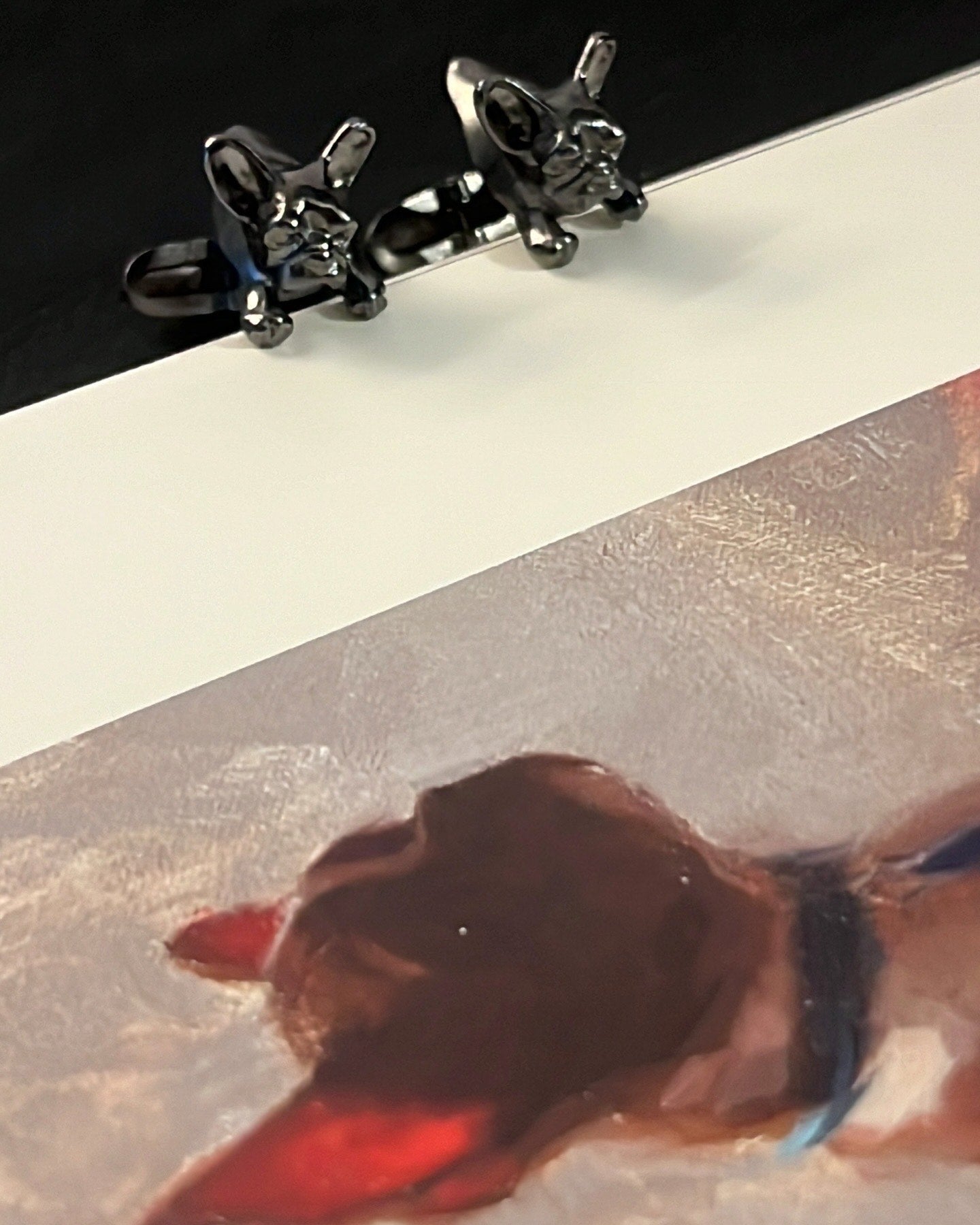 The Frenchie Cufflink