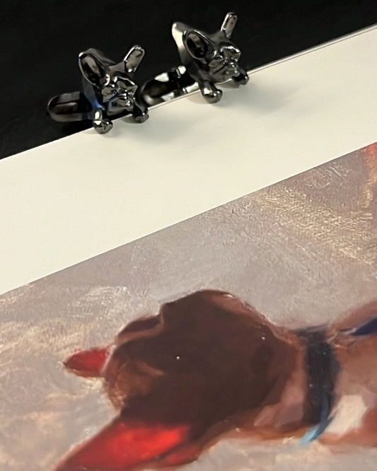 The Frenchie Cufflink